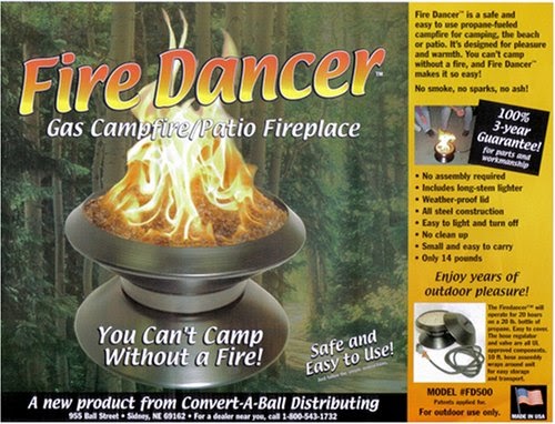 Propane Fire Pit Convert A Ball Fd500 Fire Dancer Gas Campfire