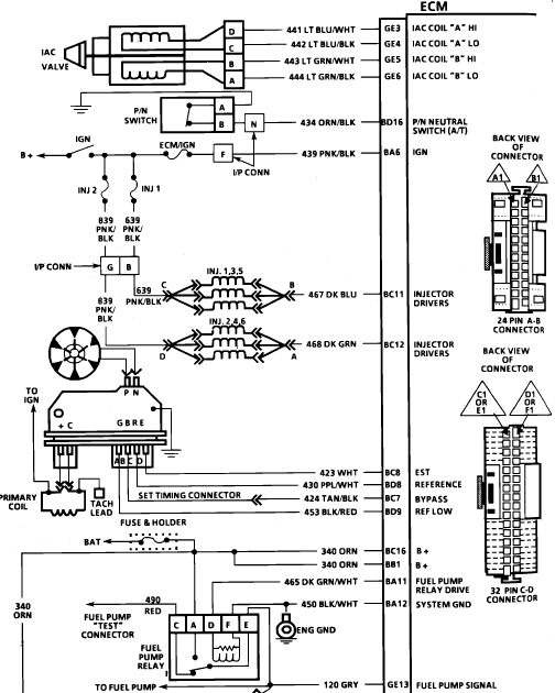 Wiring Diagram Fuel Pump Camaro - I have a 1991 camaro rs with a v6