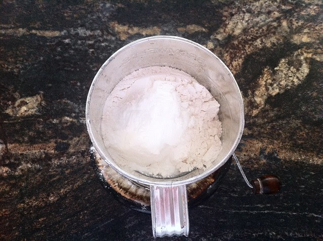 Flour and Leveners in Sifter