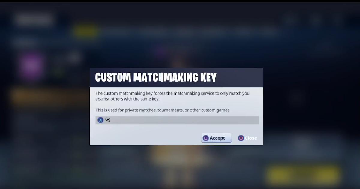 Custom Matchmaking Codes Fortnite Bots