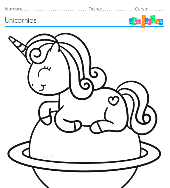 Bebes Tiernos Imagenes De Unicornios Kawaii - imagen para colorear
