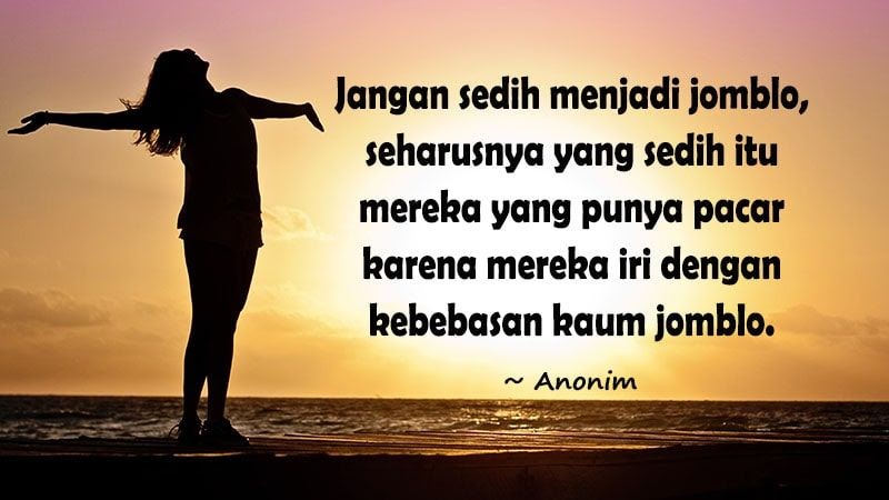 Kata Kata Buat Yang Jomblo - Soal Tuntas