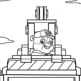 Download 95+ Paw Patrol Skye And Zuma Behind A Tower Coloring Pages PNG