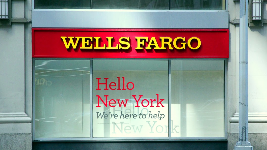 show me the closest wells fargo bank to my location