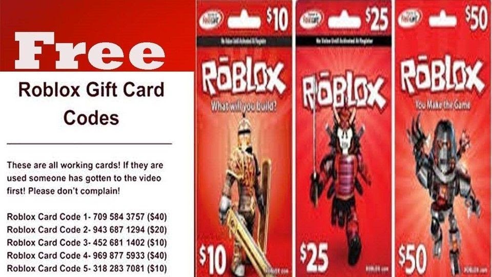 Free Roblox Card Redeem Code Generator