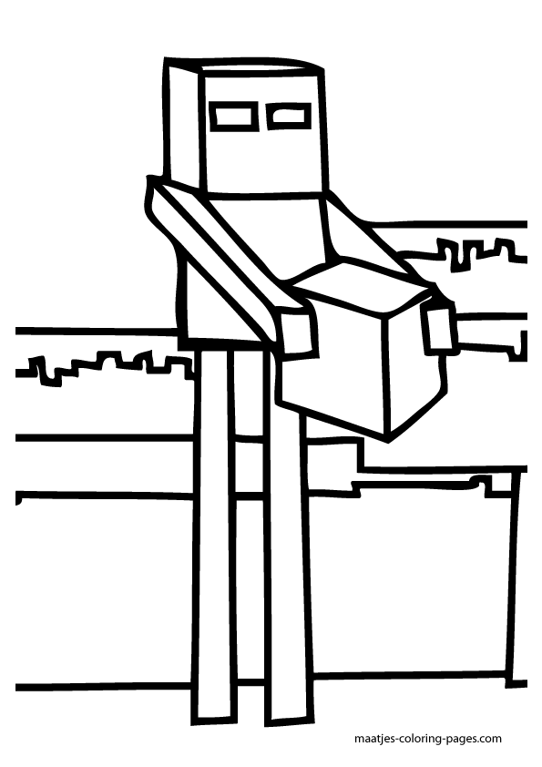 Minecraft Story Mode Coloring Pages  shoppinglovewe