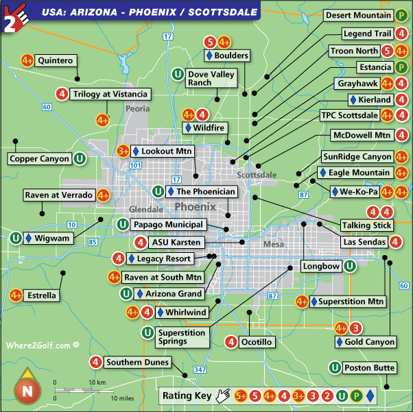 Street Map Of Scottsdale Az