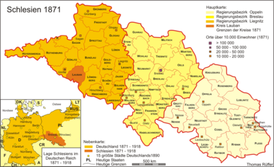 Schlesien Karte Vor 1945 | Karte