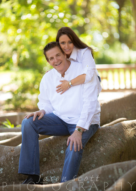 Linda and David at Marie Selby Botanical Gardens in Sarasota, May 2013