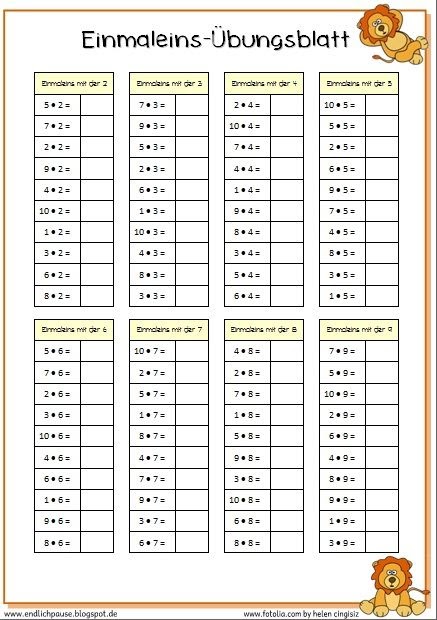 1X1 Dividieren Arbeitsblatt / 1X1 Dividieren Arbeitsblatt : Division Arbeitsblatter : Man