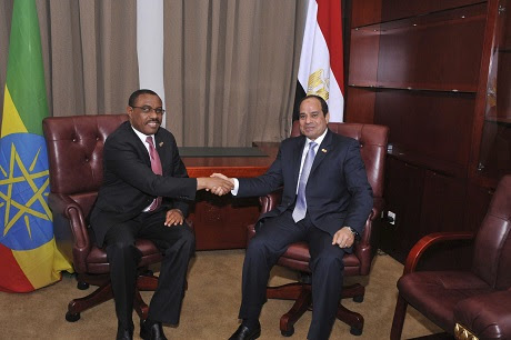 Ethiopian Prime Minister and Egyptian President Ethiopian Prime Minister and Egyptian President