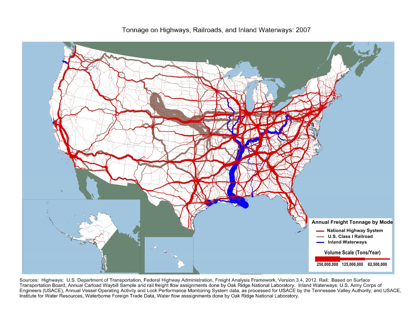 Us Waterways Map