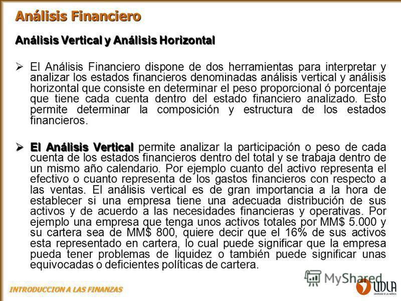 Analisis Vertical Y Horizontal Interpretacion Ejemplos Coleccion De Ejemplo