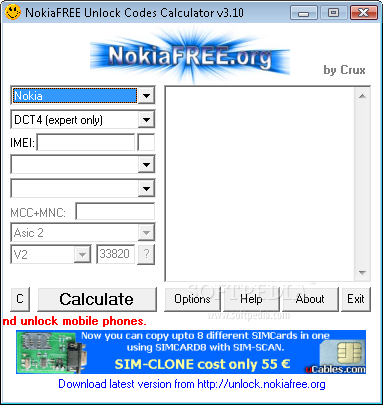 Nokia 100 Free Unlock Code Calculator