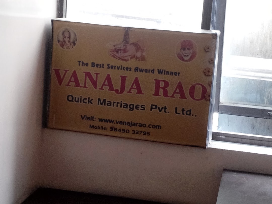 Vanaja Rao Quick Marriages Pvt Ltd