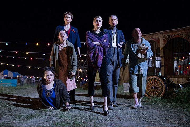American Horror Story Freak Show Emma Roberts Scene Selebritytoday