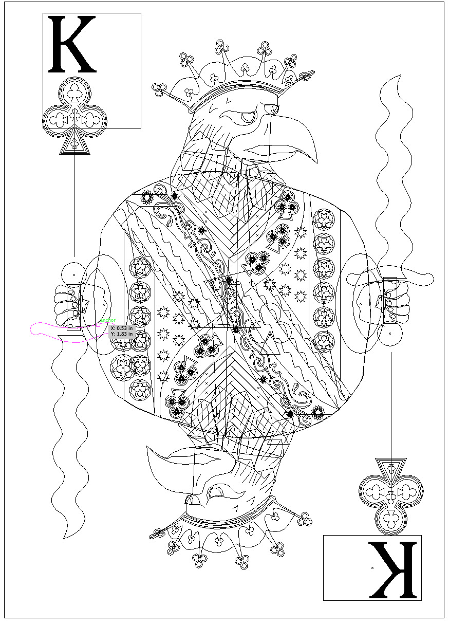 king_clubs_vector