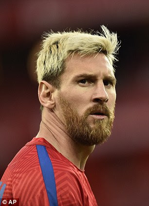 Leo Messi Hairstyle Blonde Bacalah D