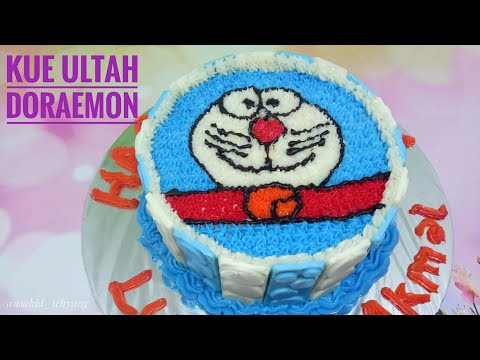 Video Cara Membuat Kue Ulang Tahun Doraemon Berbagai Tahun