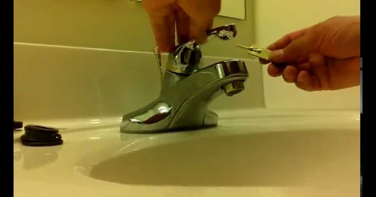 delta bathroom sink faucet repair one handle