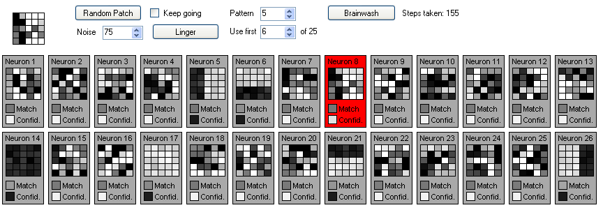 Pattern Sniffer screen shot
