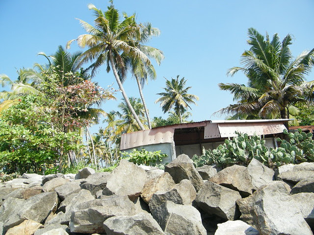 a home at Thirumullavaram beach, Kerala