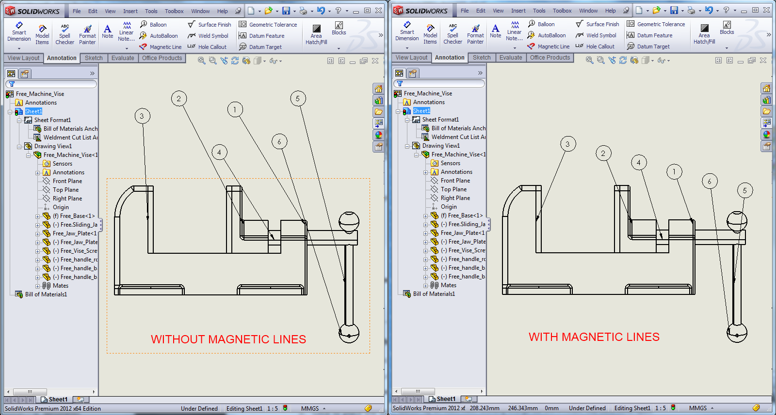 Easy Put Sketch In Drawing Solidworks for Beginner