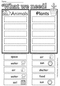 Teach child how to read: Science Worksheets Space 1st Grade