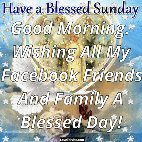 Good Morning Happy Blessed Sunday Gif