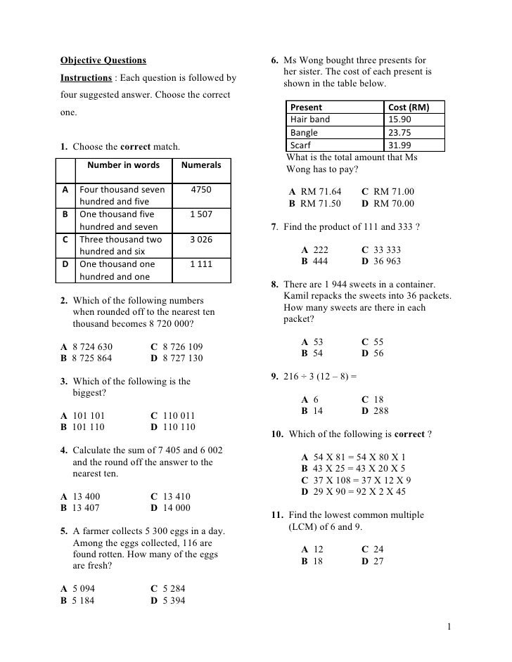 Contoh Soalan Addmath Tingkatan 4 arismunanri