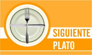 Posición de los cubiertos/servicios en siguiente plato