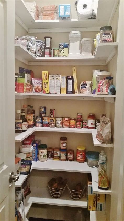 kitchen pantry makeover replace wire shelves  wrap