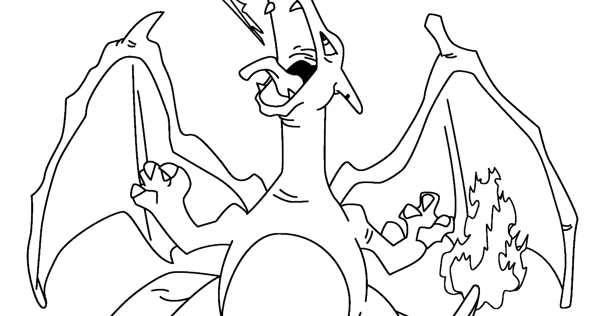 Malvorlage pokemon glurak information