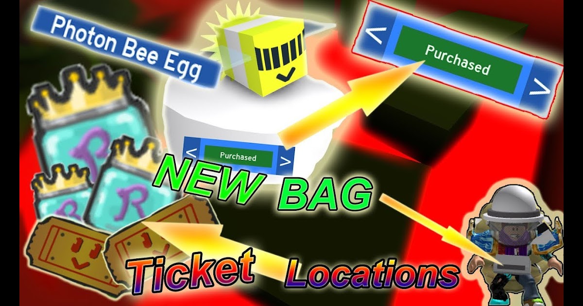 bee roblox swarm photon tickets ticket