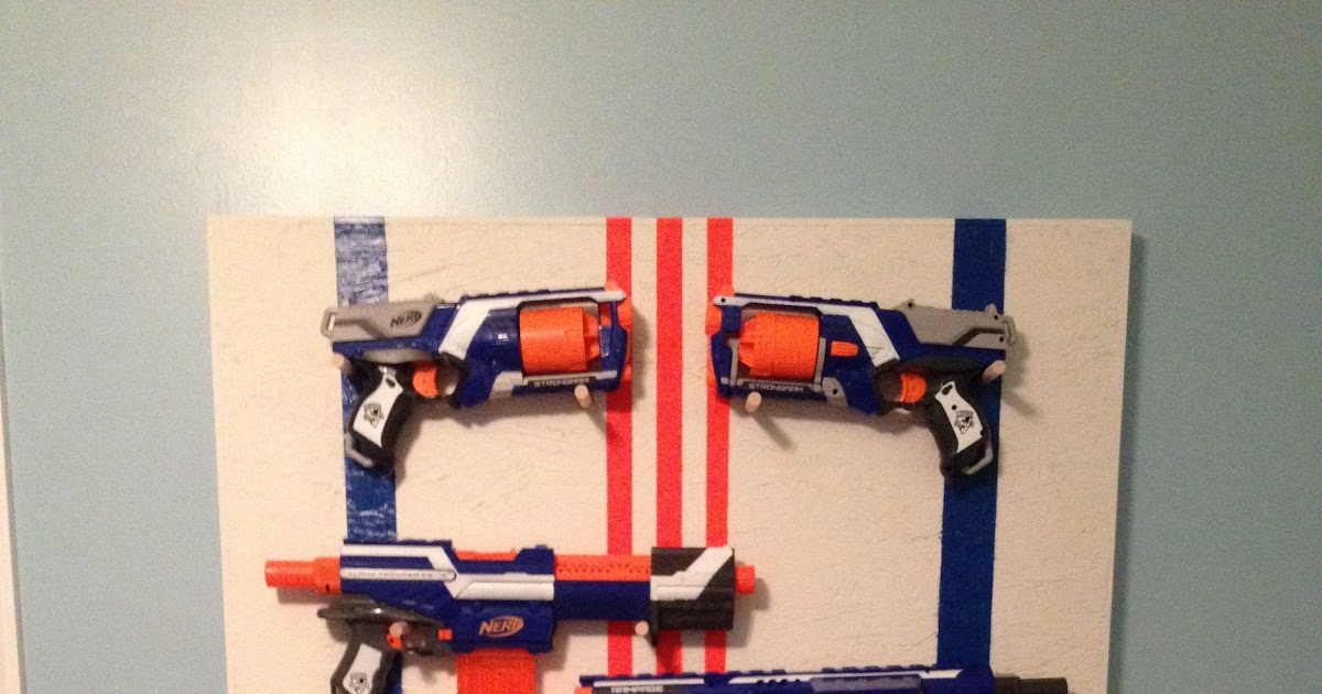 Diy Nerf Gun Wall Rack : 5 Nerf Storage Solutions to Fit Your Level of