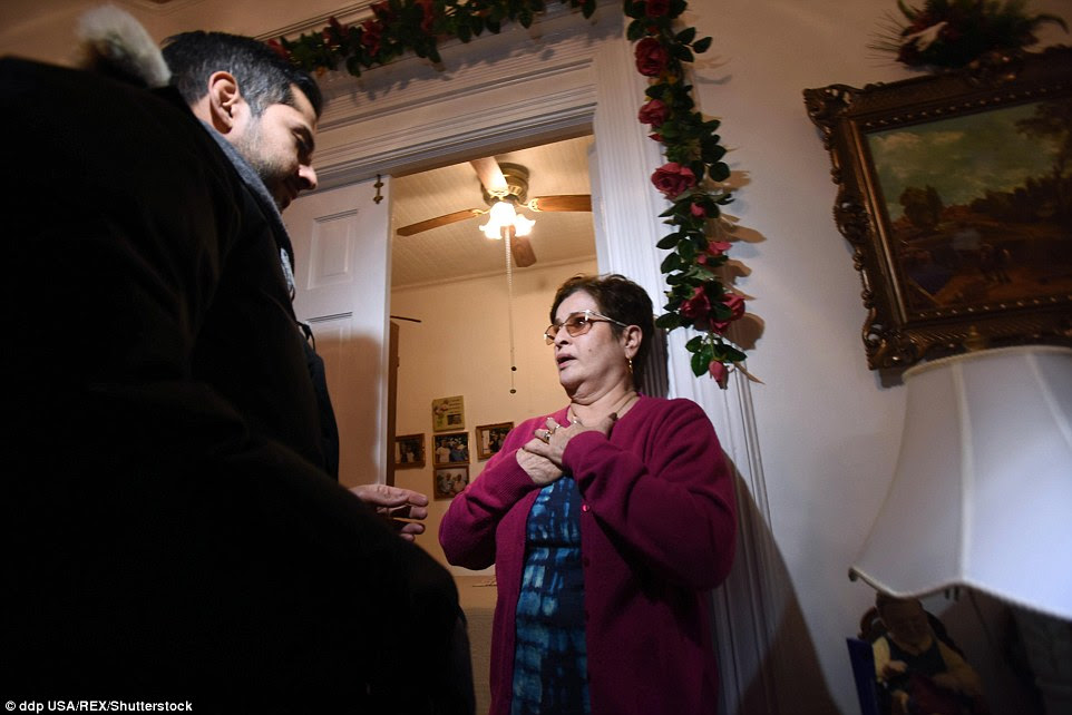His aunt Maria Ruiz, who lives in New Jersey, said that Santiago had returned from Iraq acting strangely but had seemed happy after the birth of his child last year