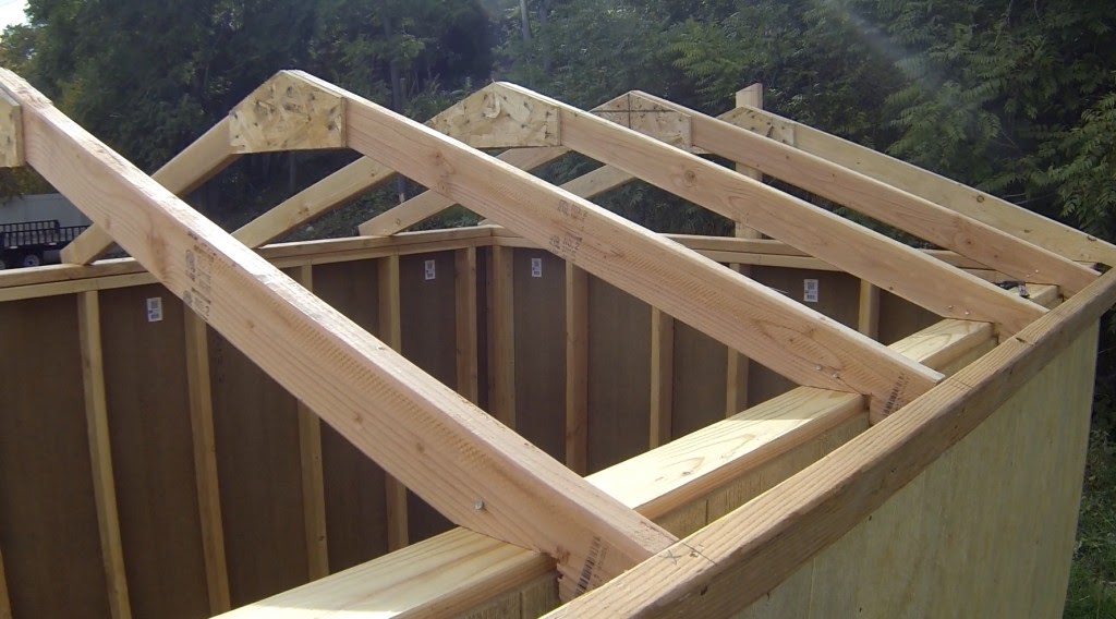 look how to build shed roof rafters shed plans for free