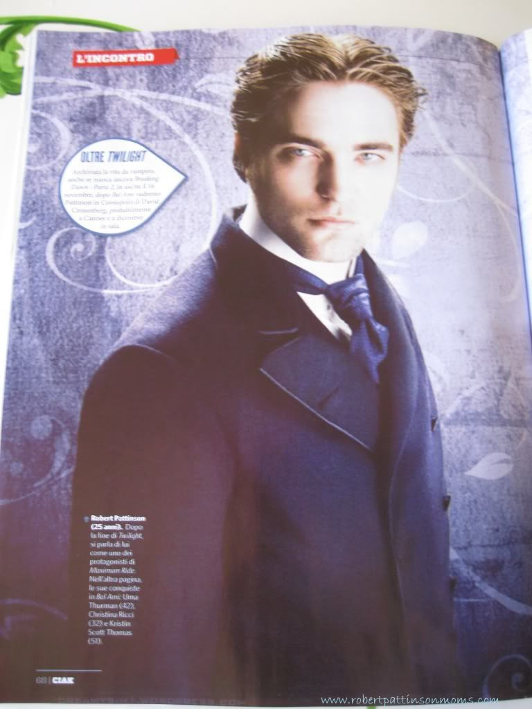 Gossip_dance: Scans +Translation: "Bel Ami" in "Ciak" Italian Magazine