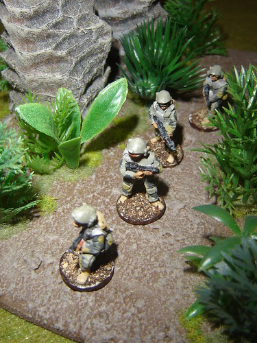 1st Fire Team - Sakhan Heavy Infantry
