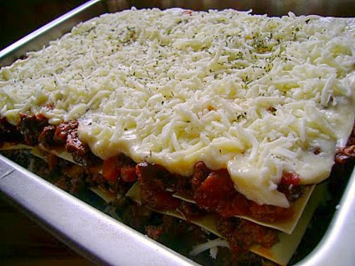 Lasagna Bolognese with Parmesan Bechamel Sauce