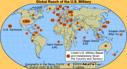 Map Of Us Military Bases In The World ~ AFP CV