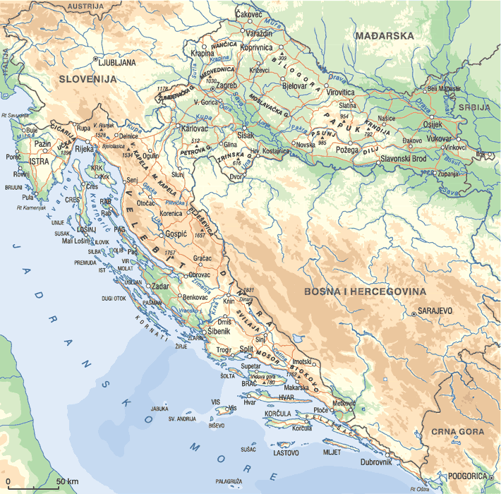 Karta Jadranske Obale | karta