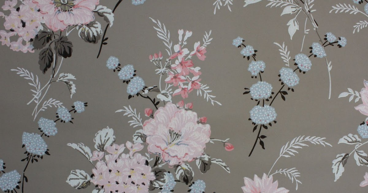 13+ Grey And Pink Flower Wallpaper - iris-luxury01