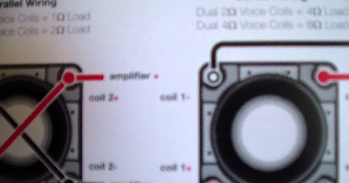 Kicker Subwoofer Wiring Diagram / Subwoofer Wiring: Two 4 ohm DVC Subs