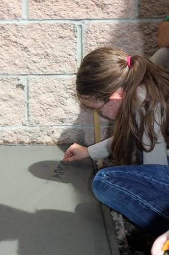 In Everything...: Names in Cement.... Making it Official