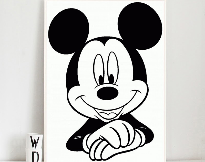 Terkeren 27+ Gambar Mickey Mouse Hitam Putih Sugriwa Gambar