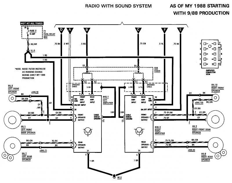 Bose 901 Speaker Wiring Diagram