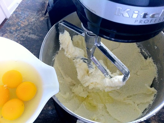 Adding Eggs One at a Time to Butter and Sugar