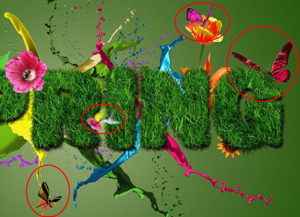 Photoshop Tutorials: Spring Wallpaper
