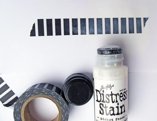 Distress Stain on washi tape